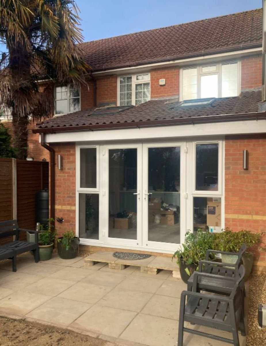 Conservatory replaced with an extension by W. Pocock & Sons, photographed by Big Rich